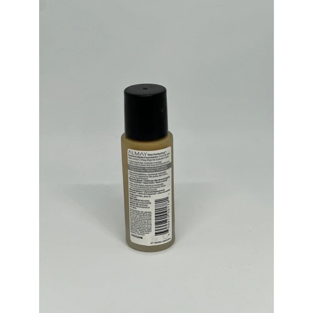 ALMAY Skin Perfecting Comfort Matte Foundation‎ 210 Warm Hypoallergenic 1oz NEW